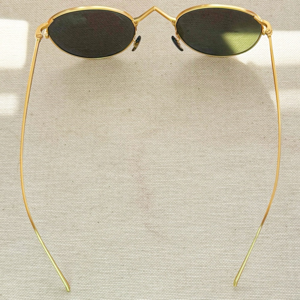 Vintage Oliver People LA Series Gold Aviator Sunglasses - Picture 3 of 12